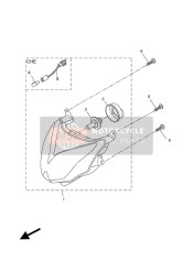 5RWH43121000, Anello Elastico, Yamaha, 0